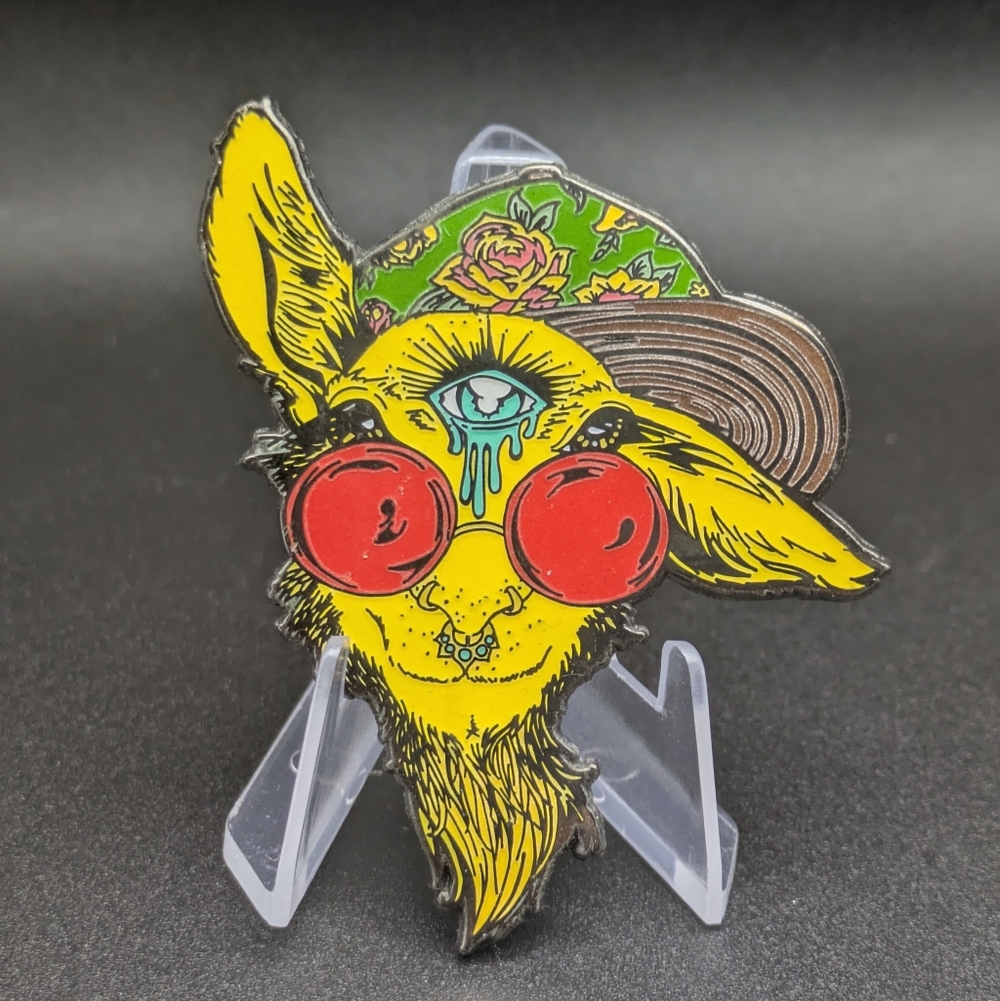 Entheos Vibrations x Dani Prince Goat Limited Edition /100 Enamel Art Pin LE100